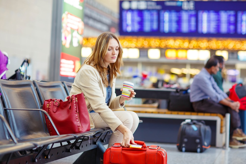 femme fatigue greve aerienne