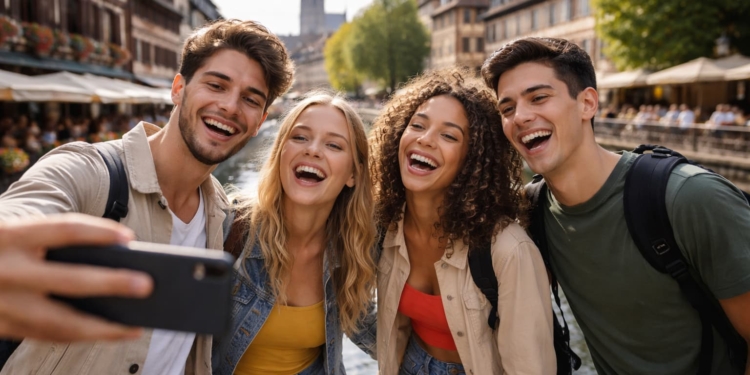 jeunes selfie