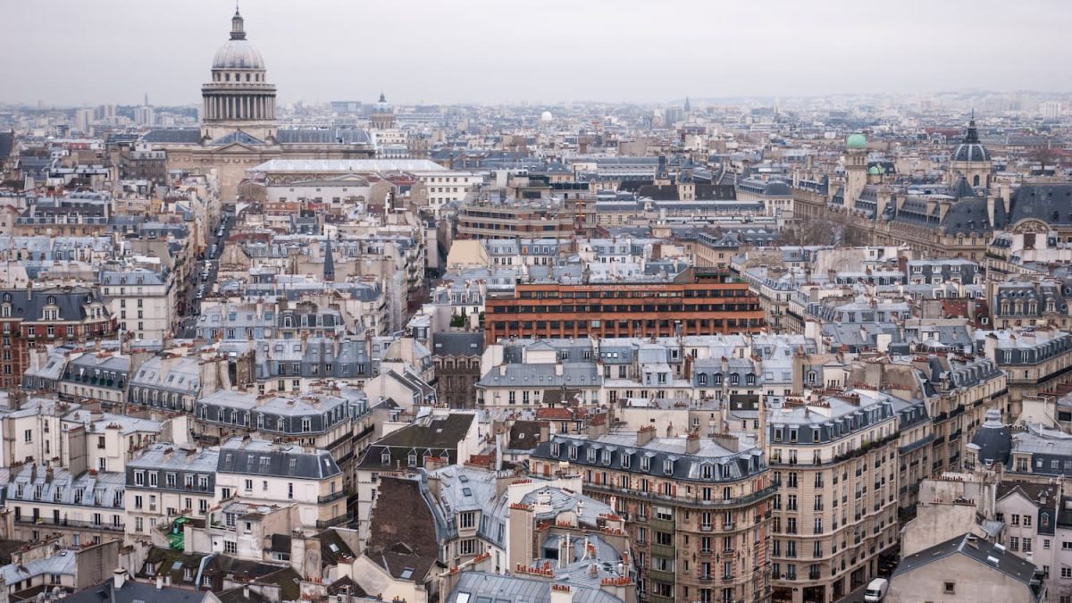 vue aérienne paris