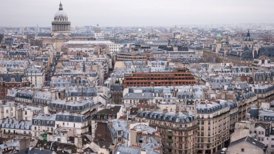 vue aérienne paris